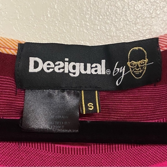 Desigual Mini dress Golden Poppy Size Small - Picture 8 of 11